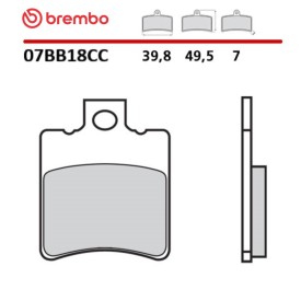 Motorcycle Brake Pads Brembo 07BB18CC