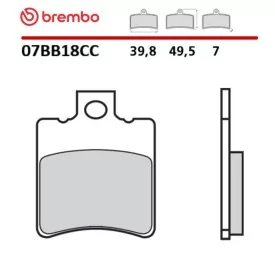 Motorcycle Brake Pads Brembo 07BB18CC