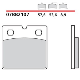 Motorrad Bremsbel&auml;ge Brembo 07BB2107