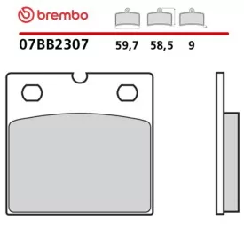 Plaquettes de Frein Moto Brembo 07BB2307