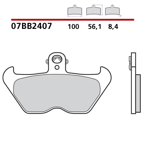 Pastiglie Freno Moto Brembo 07BB2407