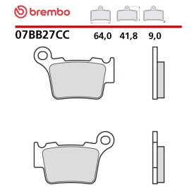 Motorcycle Brake Pads Brembo 07BB27CC