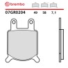 Plaquettes de Frein Moto Brembo 07GR0204