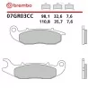 Motorcycle Brake Pads Brembo 07GR03CC