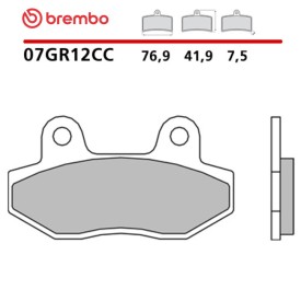 Pastillas Moto Brembo 07GR12CC
