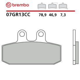 Motorcycle Brake Pads Brembo 07GR13CC