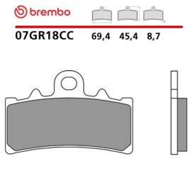Pastiglie Freno Moto Brembo 07GR18CC