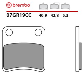 Motorcycle Brake Pads Brembo 07GR19CC