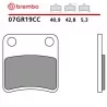 Pastiglie Freno Moto Brembo 07GR19CC