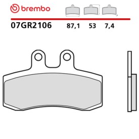 Pastillas Moto Brembo 07GR2106