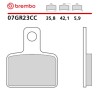 Plaquettes de Frein Moto Brembo 07GR23CC