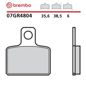 Plaquettes de Frein Moto Brembo 07GR4804