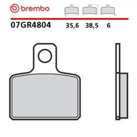 Motorcycle Brake Pads Brembo 07GR4804