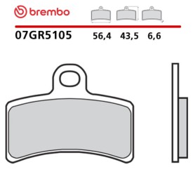 Pastillas Moto Brembo 07GR5105