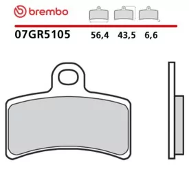 Pastiglie Freno Moto Brembo 07GR5105
