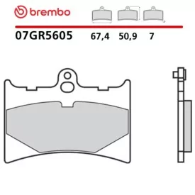 Motorcycle Brake Pads Brembo 07GR5605