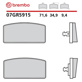 Pastiglie Freno Moto Brembo 07GR5915