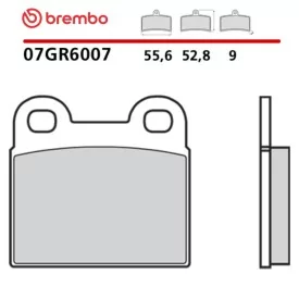 Pastiglie Freno Moto Brembo 07GR6007