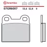 Plaquettes de Frein Moto Brembo 07GR6007
