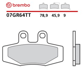 Motorcycle Brake Pads Brembo 07GR64TT