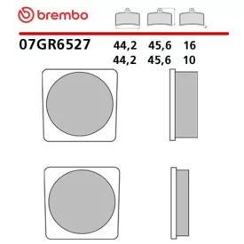 Pastiglie Freno Moto Brembo 07GR6527
