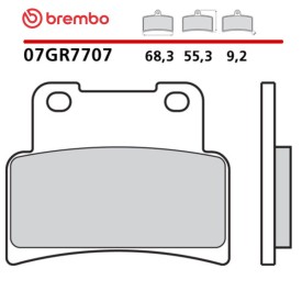 Plaquettes de Frein Moto Brembo 07GR7707