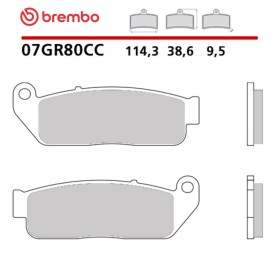 Motorcycle Brake Pads Brembo 07GR80CC
