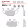 Plaquettes de Frein Moto Brembo 07GR81CC