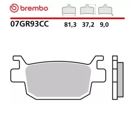 Pastillas Moto Brembo 07GR93CC