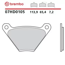 Pastillas Moto Brembo 07HD0105
