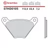 Pastillas Moto Brembo 07HD0105