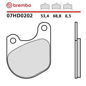 Pastiglie Freno Moto Brembo 07HD0202