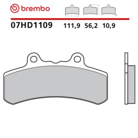 Pastillas Moto Brembo 07HD1109