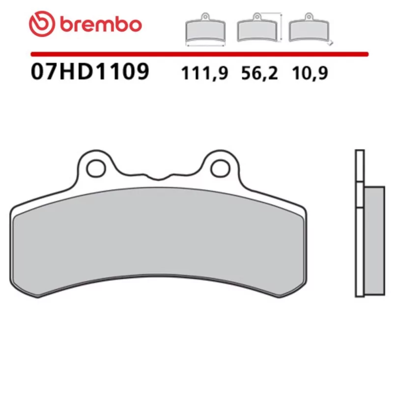 Motorrad Bremsbeläge Brembo 07HD1109