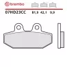 Plaquettes de Frein Moto Brembo 07HD23CC