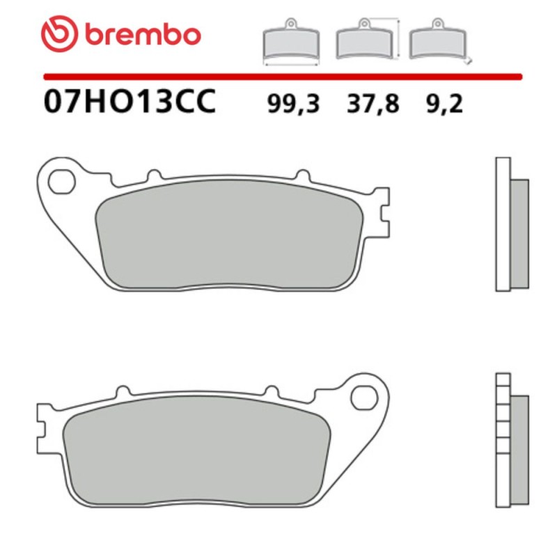 Pastiglie Freno Moto Brembo 07HO13CC Pastiglie Freno Moto Brembo 07HO13CC