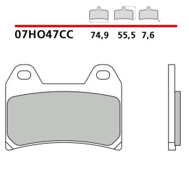 Motorcycle Brake Pads Brembo 07HO47CC