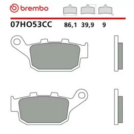 Pastillas Moto Brembo 07HO53CC