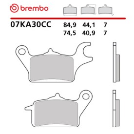 Plaquettes de Frein Moto Brembo 07KA30CC