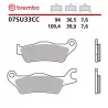 Plaquettes de Frein Moto Brembo 07SU33CC