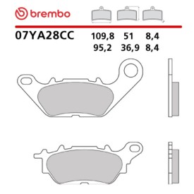 Plaquettes de Frein Moto Brembo 07YA28CC