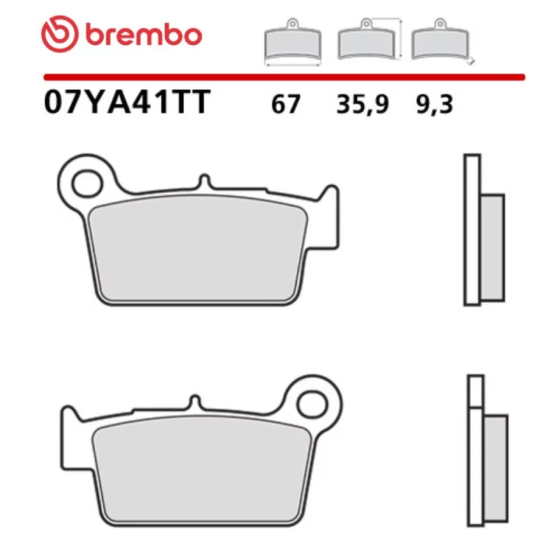 Pastiglie Freno Moto Brembo 07YA41TT