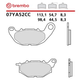 Motorcycle Brake Pads Brembo 07YA52CC