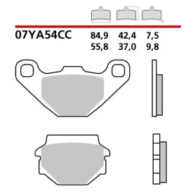 Pastiglie Freno Moto Brembo 07YA54CC