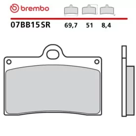 Plaquettes de Frein Moto Brembo 07BB15SR
