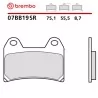 Pastiglie Freno Moto Brembo 07BB19SR