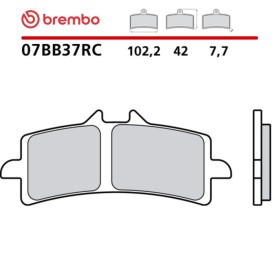 Plaquettes de Frein Moto Brembo 07BB37RC