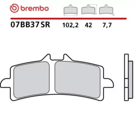 Pastillas Moto Brembo 07BB37SR