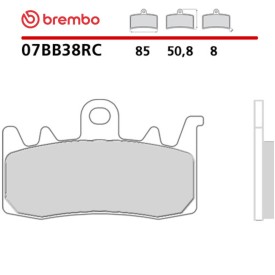 Motorcycle Brake Pads Brembo 07BB38RC