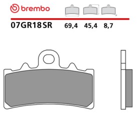 Motorcycle Brake Pads Brembo 07GR18SR